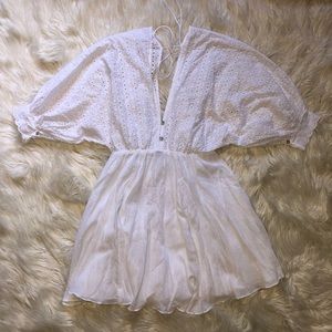 White Eyelet Dress